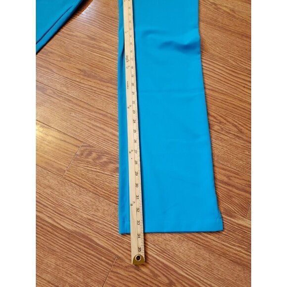 Jockey Scrub‎ Pants Women's Size XXS TALL Turquoise Elastic Waist Pocket NWT - Picture 3 of 8